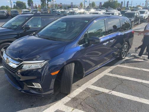 Obsidian Blue Pearl 2019 Honda Odyssey Elite