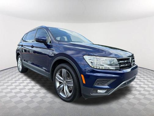 Atlantic Blue Metallic 2021 Volkswagen Tiguan 2.0T SEL