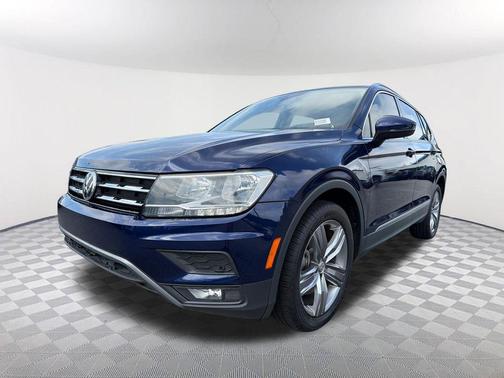 Atlantic Blue Metallic 2021 Volkswagen Tiguan 2.0T SEL