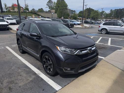 Gray 2018 Honda CR-V Touring