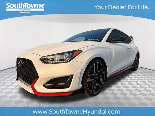 Lunar White 2022 Hyundai Veloster N Base