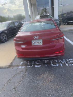 Scarlet Red 2017 Hyundai ELANTRA Limited