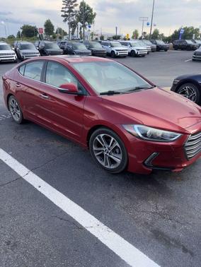 Scarlet Red 2017 Hyundai ELANTRA Limited