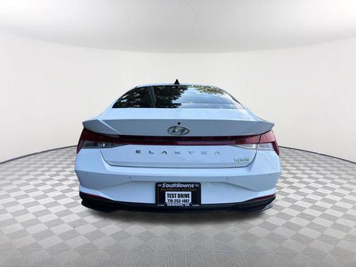 Lunar White 2023 Hyundai ELANTRA HEV Limited