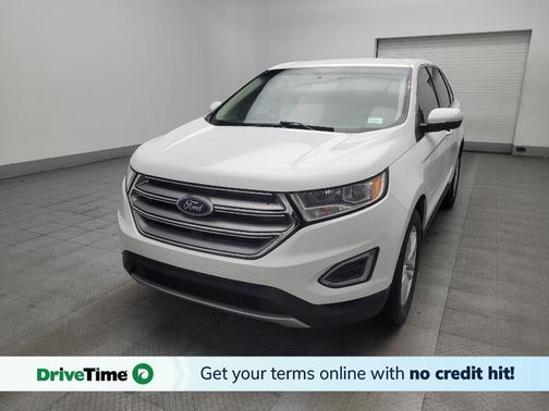 White Platinum Metallic Tri-Coat 2016 Ford Edge SEL