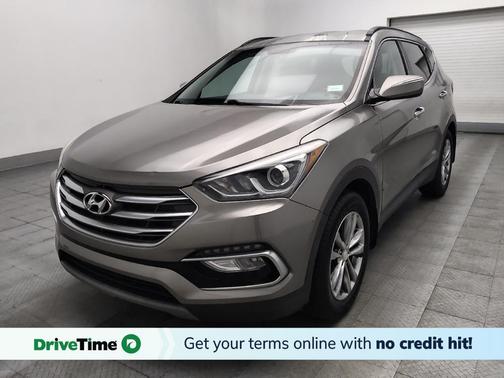 Gray 2018 Hyundai Santa Fe Sport 2.0L Turbo