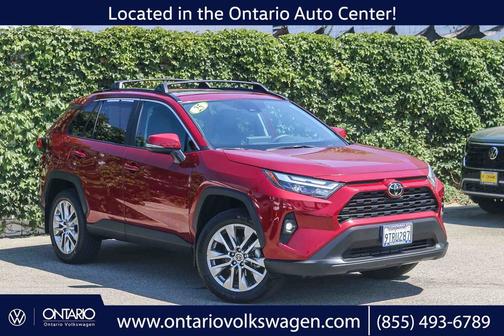 Red Metallic 2025 Toyota RAV4 XLE Premium