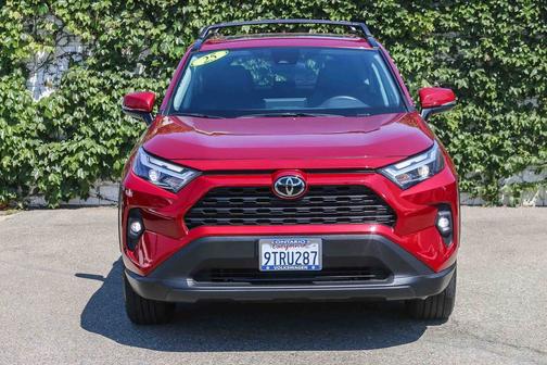 Red Metallic 2025 Toyota RAV4 XLE Premium