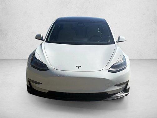 Pearl White Multi- 2021 Tesla Model 3 Long Range
