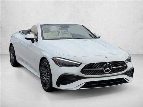 Polar White 2025 Mercedes-Benz CLE 300 4MATIC Cabriolet