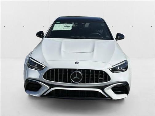 MANUFAKTUR Moonlight White Metallic 2024 Mercedes-Benz AMG C 63 S E Performance