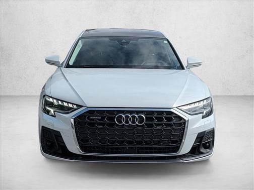 Glacier White Metallic 2023 Audi A8 L 55 TFSI quattro Tiptronic