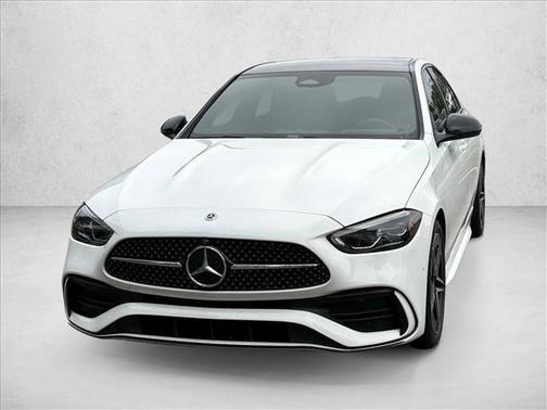 Polar White 2023 Mercedes-Benz C-Class Sedan
