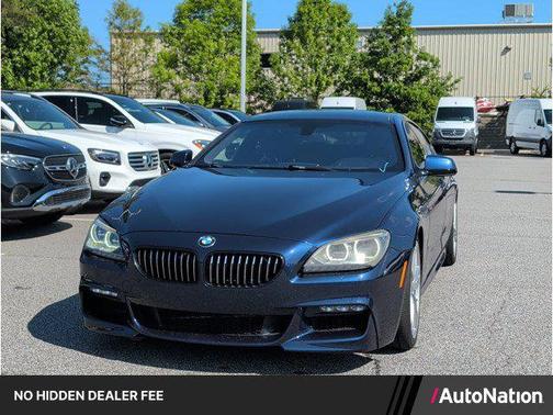 Blue 2015 BMW 640 Gran Coupe 640i