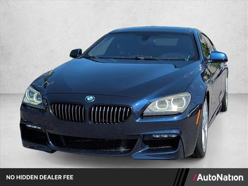 Blue 2015 BMW 640 Gran Coupe 640i