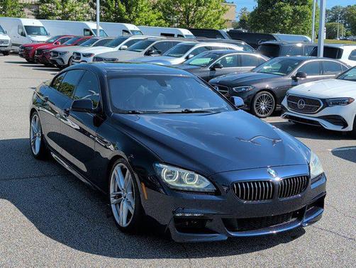 Blue 2015 BMW 640 Gran Coupe 640i