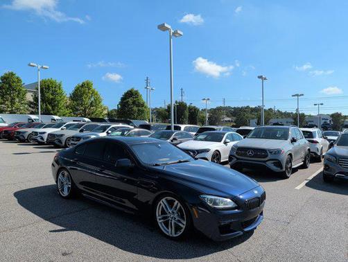 Blue 2015 BMW 640 Gran Coupe 640i