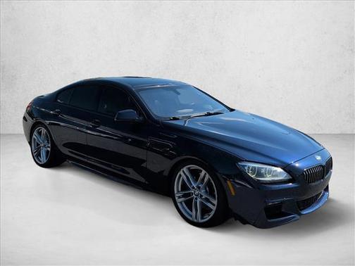 Blue 2015 BMW 640 Gran Coupe 640i