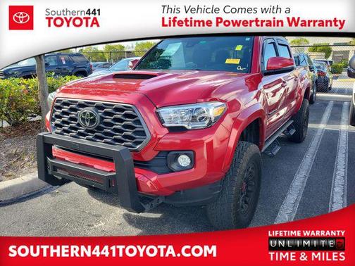 Barcelona Red Metallic 2022 Toyota Tacoma TRD Sport