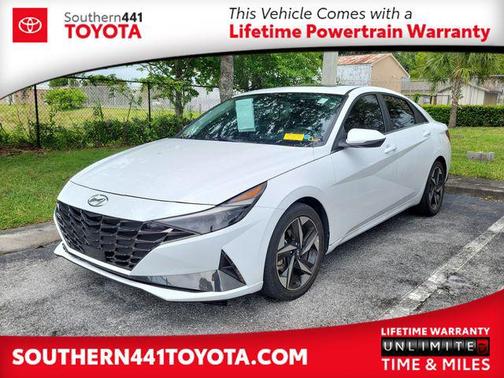Ceramic White 2023 Hyundai ELANTRA HEV Limited