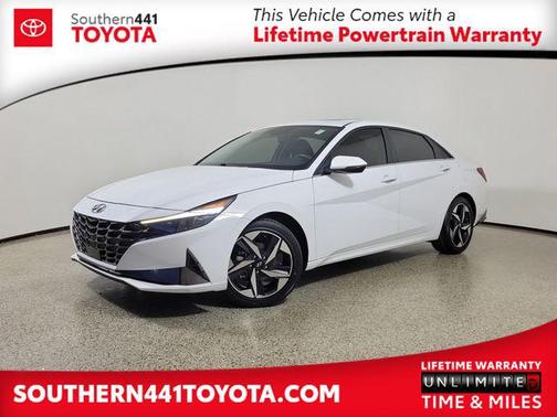 Ceramic White 2023 Hyundai ELANTRA HEV Limited
