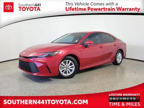 Supersonic Red 2025 Toyota Camry LE