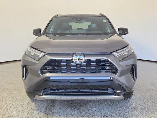 Magnetic Gray Metallic/Midnight Black Metallic 2025 Toyota RAV4 Hybrid SE
