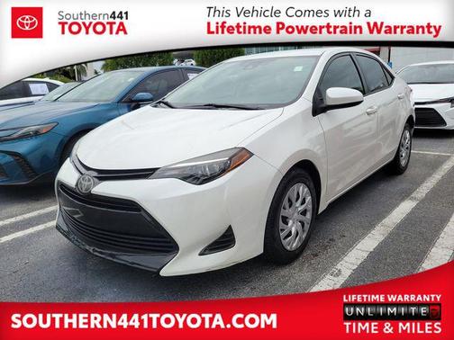 Blizzard Pearl 2019 Toyota Corolla LE