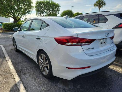 Quartz White Pearl 2017 Hyundai ELANTRA Limited
