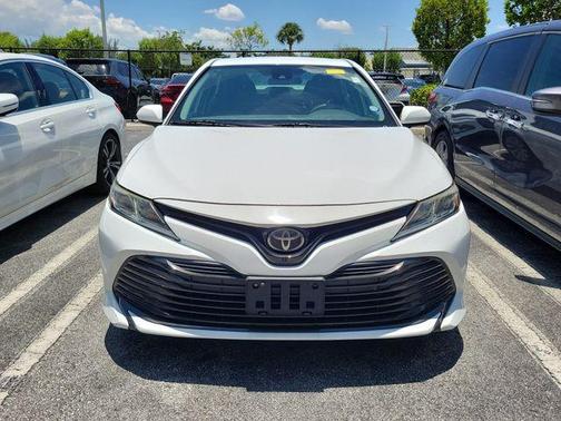 Super White 2019 Toyota Camry LE