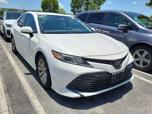 Super White 2019 Toyota Camry LE
