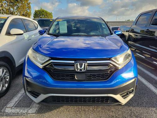 Blue 2021 Honda CR-V 2WD EX