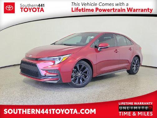Ruby Flare Pearl 2024 Toyota Corolla SE