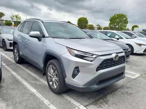 Silver Sky Metallic 2024 Toyota RAV4 XLE Premium