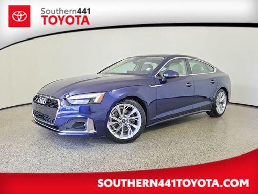 Navarra Blue Metallic 2023 Audi A5 Sportback Premium