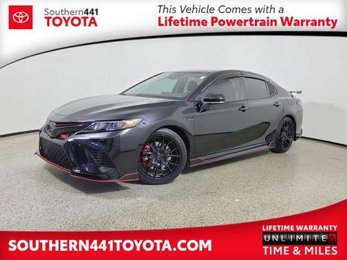 Midnight Black Metallic 2024 Toyota Camry TRD V6