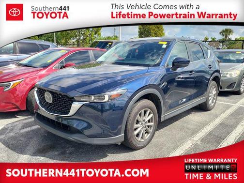 Deep Crystal Blue Mica 2022 Mazda CX-5 2.5 S Preferred Package