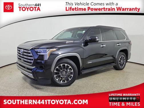Midnight Black Metallic 2023 Toyota Sequoia Limited