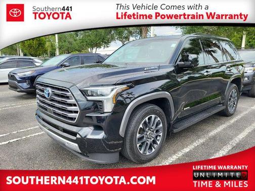 Midnight Black Metallic 2023 Toyota Sequoia Limited