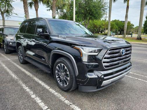 Midnight Black Metallic 2023 Toyota Sequoia Limited