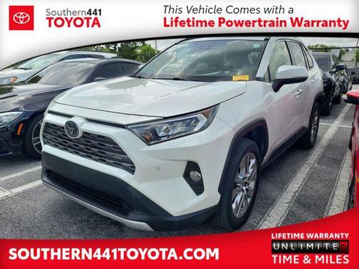 Blizzard Pearl 2020 Toyota RAV4 Limited
