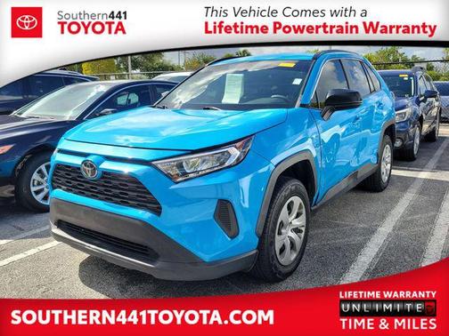 Blue Flame 2021 Toyota RAV4 LE