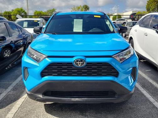 Blue Flame 2021 Toyota RAV4 LE