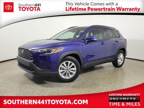 Blue Crush Metallic 2022 Toyota Corolla Cross LE