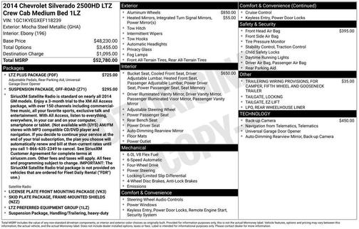 2014 Chevrolet Silverado 2500 LTZ