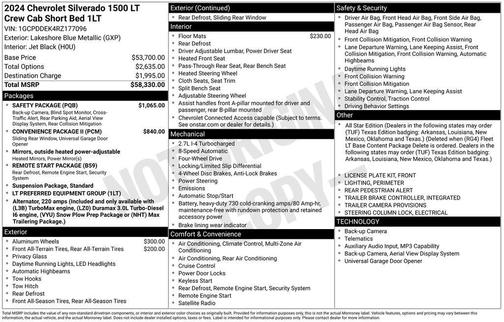 2024 Chevrolet Silverado 1500 LT