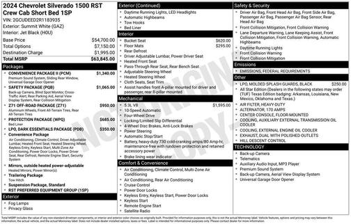 2024 Chevrolet Silverado 1500 RST