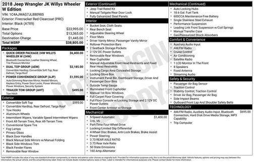 2018 Jeep Wrangler JK Sport