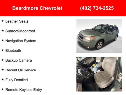 2016 Subaru Forester 2.5i Limited