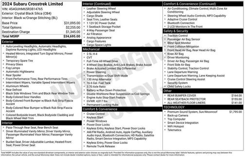 2024 Subaru Crosstrek Limited